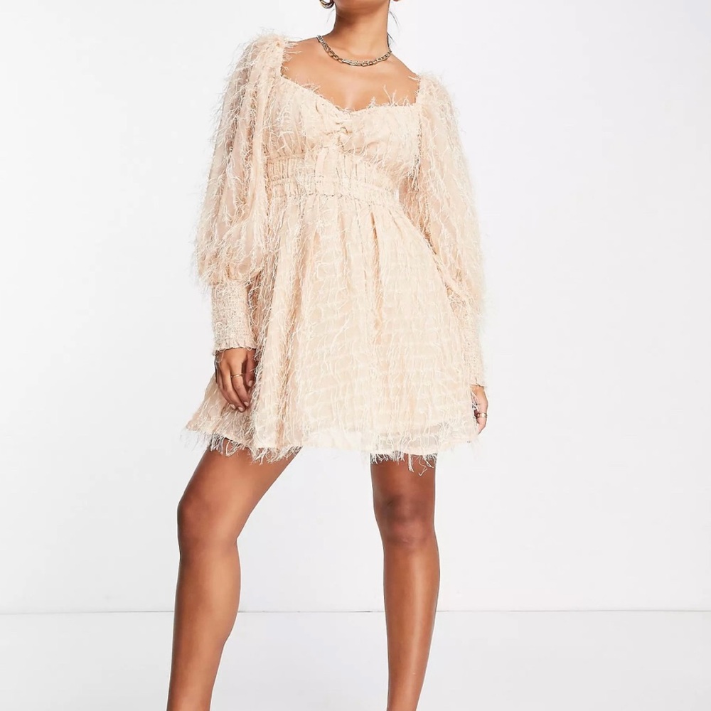 Pale Pink Mini Dress